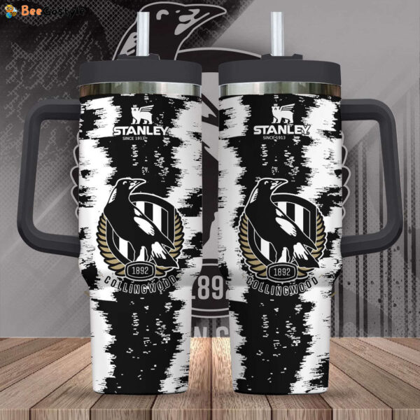 Collingwood FC 40oz Stanley Tumbler – Gift for Fans – Gift for Fans