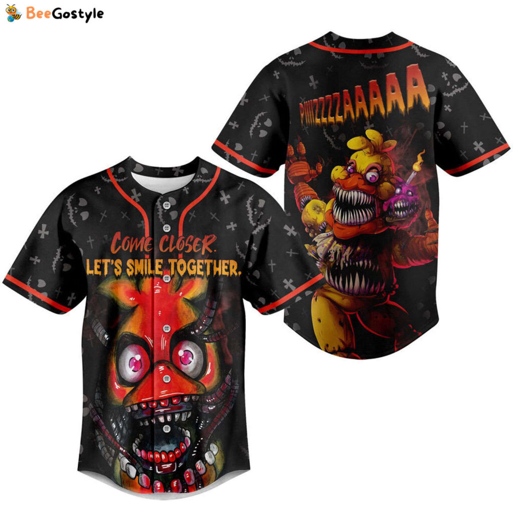 Come Closer Let Smile Together Baseball Jersey For Men Women And Kids Gift for Fans Come Closer Let Smile Together Baseball Jersey For Men Women And Kids Gift for Fans