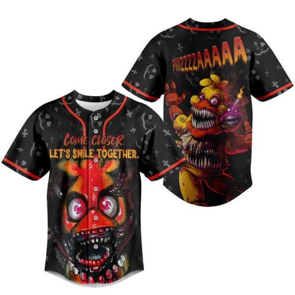 Come Closer Let Smile Together Baseball Jersey For Men Women And Kids Gift for Fans
