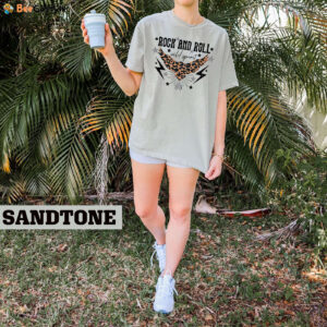 Rock N Roll T-Shirt: Comfort Colors World Tour Tee Wild Spirit Shirt - Eagle Graphic Metal Music Concert