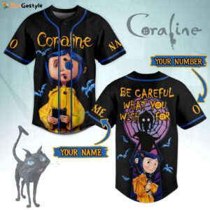 Coraline Baseball Jersey For Men Women And Kids Gift for Fans