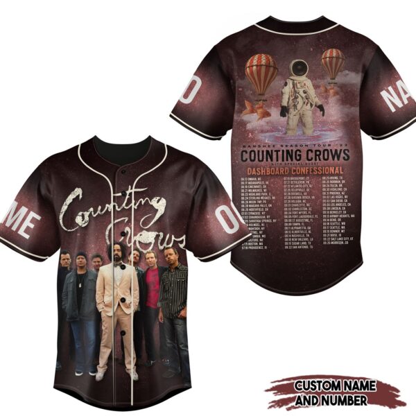Counting Crows Baseball Jersey For Men Women And Kids Gift for Fans