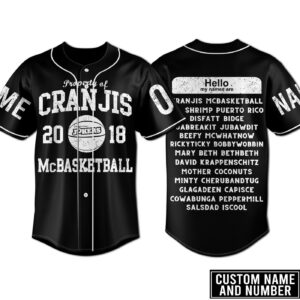 Cranjis Mc Basketball Baseball Jersey For Men Women And Kids Gift for Fans 3