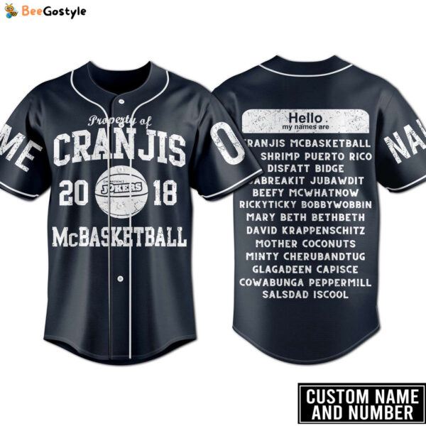 Cranjis Mc Basketball Baseball Jersey For Men Women And Kids Gift for Fans