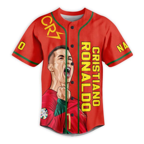 Cristiano Ronaldo Baseball Jersey For Men Women And Kids Gift for Fans