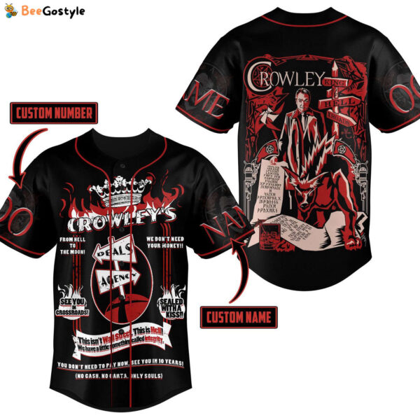 Crowley Baseball Jersey For Men Women And Kids Gift for Fans