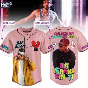 Custom Bad Bunny Callaita Baseball Jersey 3