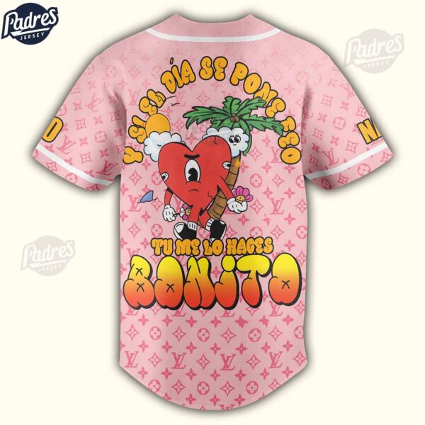 Custom Bad Bunny Lv baseball Jersey