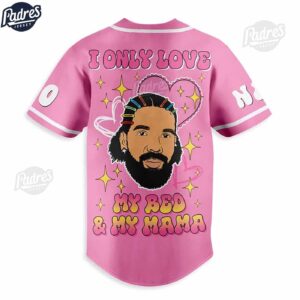 Custom Drake I Only Love Valentine Baseball Jersey 1