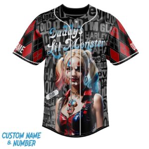 Daddy Lil Monster Baseball Jersey For Men Women And Kids Gift for Fans 3
