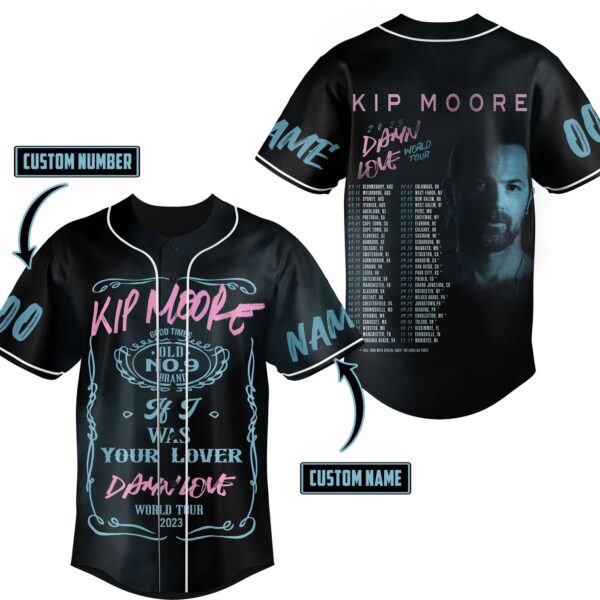 Damn Love Kip Moore Baseball Jersey For Men Women And Kids Gift for Fans