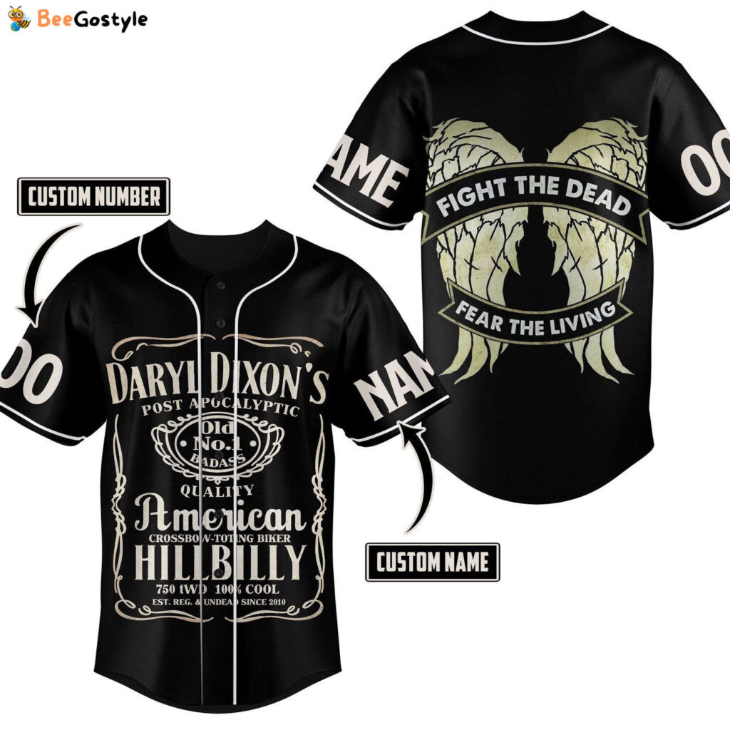 Daryl Dixon Baseball Jersey For Men Women And Kids Gift for Fans Daryl Dixon Baseball Jersey For Men Women And Kids Gift for Fans