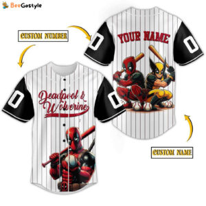 Deadpool & Wolverine Baseball Jersey For Men Women And Kids Gift for Fans
