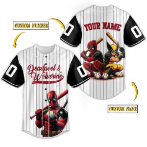 Deadpool & Wolverine Baseball Jersey For Men Women And Kids Gift for Fans 3