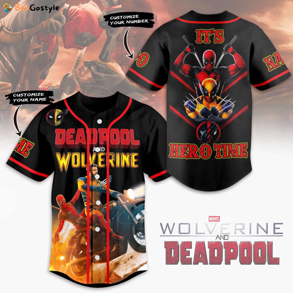 Deadpool & Wolverine Baseball Jersey For Men Women And Kids Gift for Fans Deadpool & Wolverine Baseball Jersey For Men Women And Kids Gift for Fans