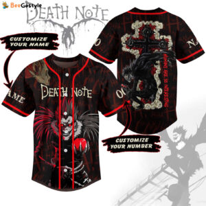 Death Note Baseball Jersey For Men Women And Kids Gift for Fans