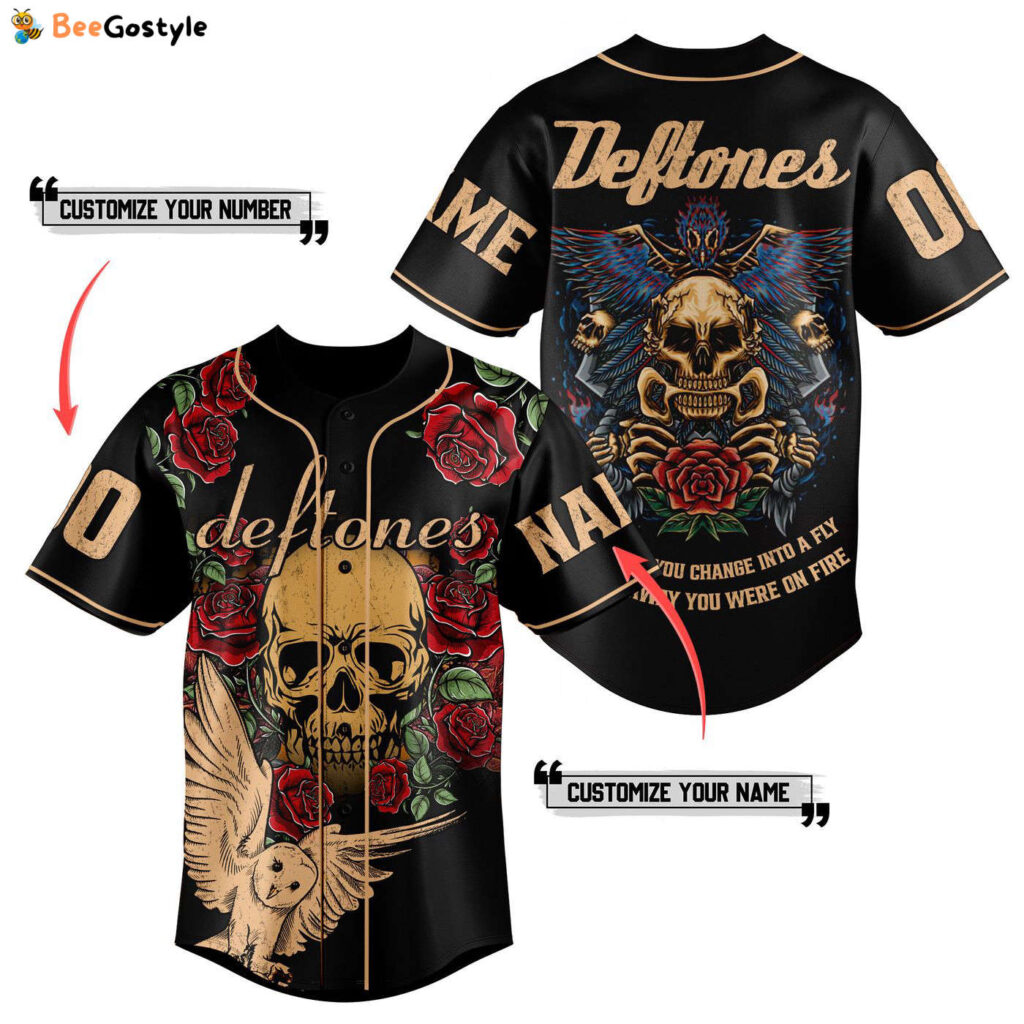 Deftones Baseball Jersey For Men Women And Kids Gift for Fans Deftones Baseball Jersey For Men Women And Kids Gift for Fans