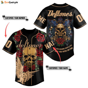 Deftones Baseball Jersey For Men Women And Kids Gift for Fans