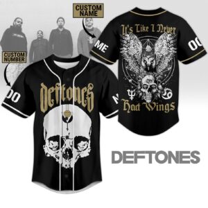 Deftones Baseball Jersey For Men Women And Kids Gift for Fans 1