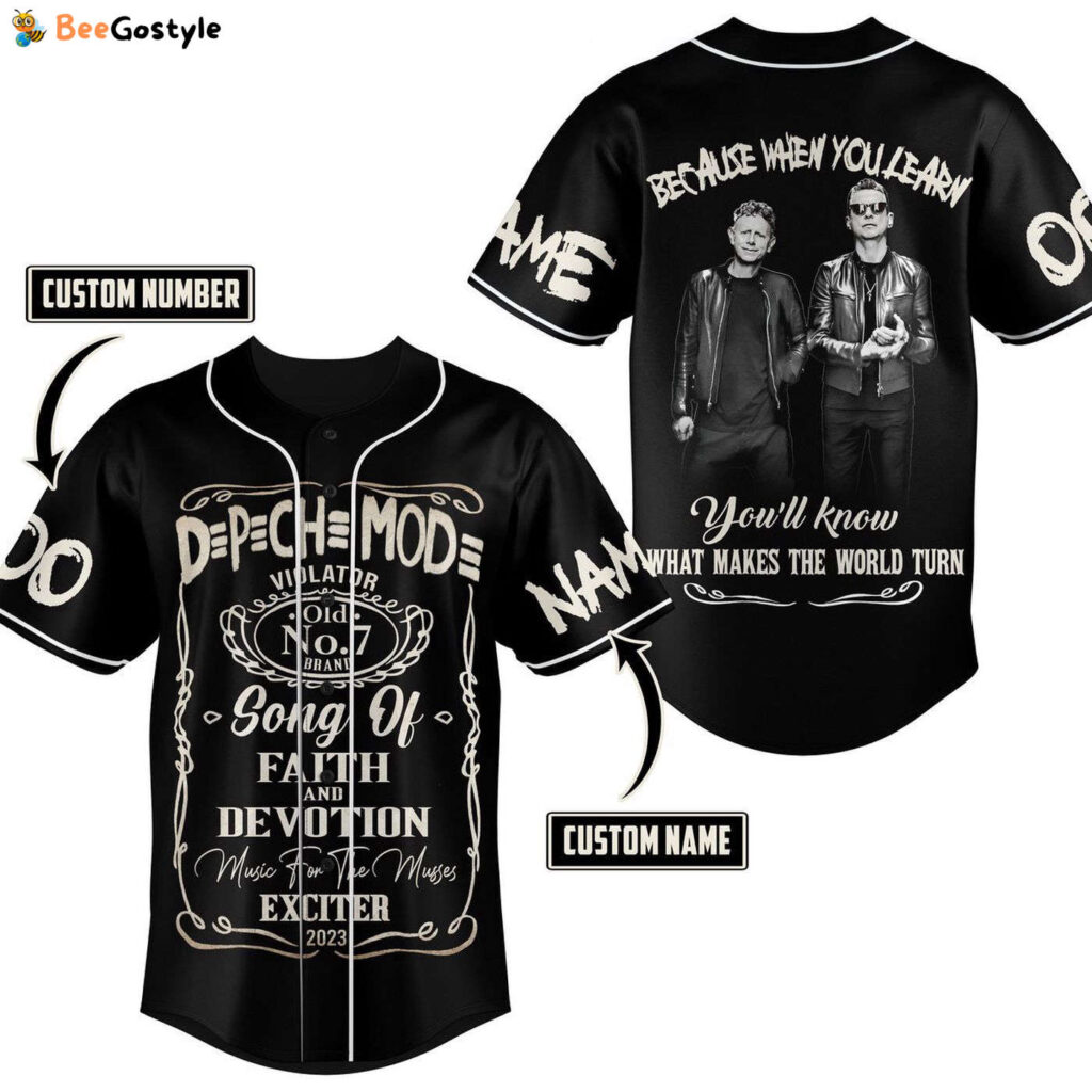 Depeche Mode Baseball Jersey For Men Women And Kids Gift for Fans Depeche Mode Baseball Jersey For Men Women And Kids Gift for Fans