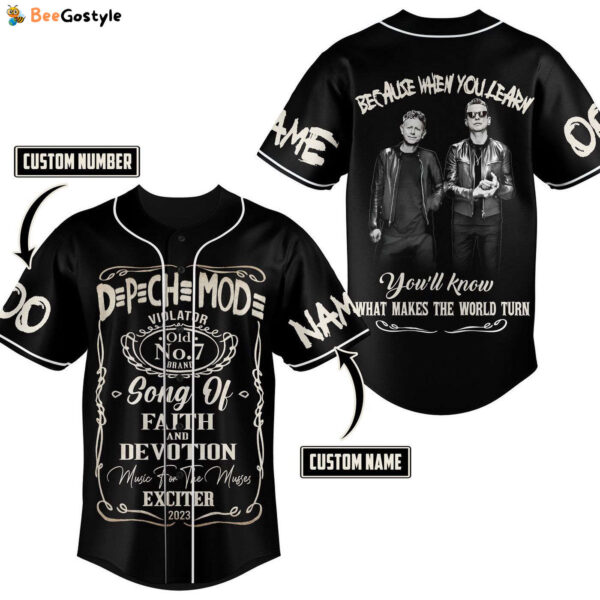 Depeche Mode Baseball Jersey For Men Women And Kids Gift for Fans