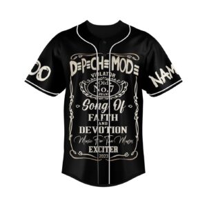 Depeche Mode Baseball Jersey For Men Women And Kids Gift for Fans 1