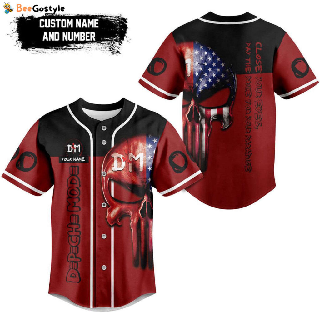 Depeche Mode Baseball Jersey For Men Women And Kids Gift for Fans Depeche Mode Baseball Jersey For Men Women And Kids Gift for Fans