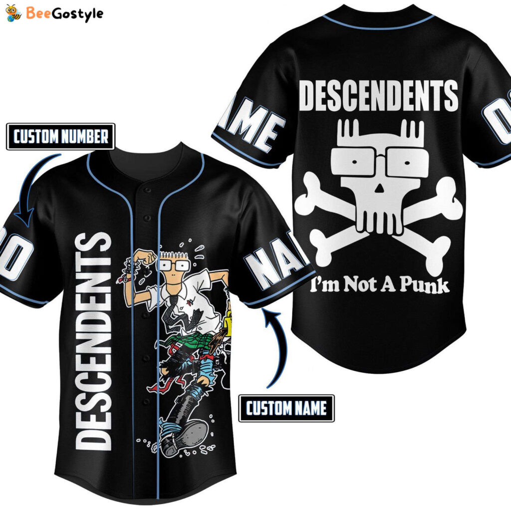 Descendents Baseball Jersey For Men Women And Kids Gift for Fans Descendents Baseball Jersey For Men Women And Kids Gift for Fans