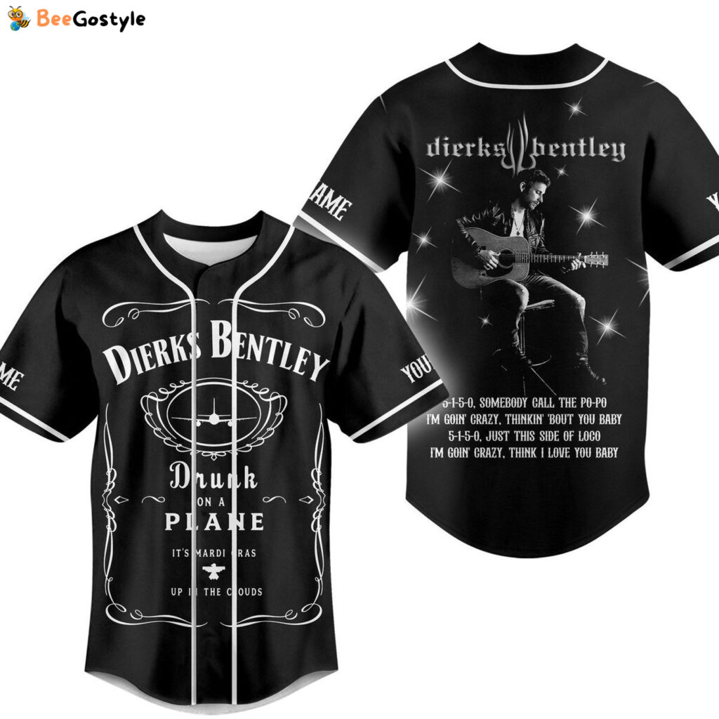 Dierks Bentley Baseball Jersey For Men Women And Kids Gift for Fans Dierks Bentley Baseball Jersey For Men Women And Kids Gift for Fans