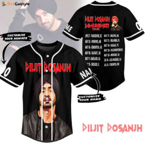 Diljit Dosanjh Baseball Jersey For Men Women And Kids Gift for Fans