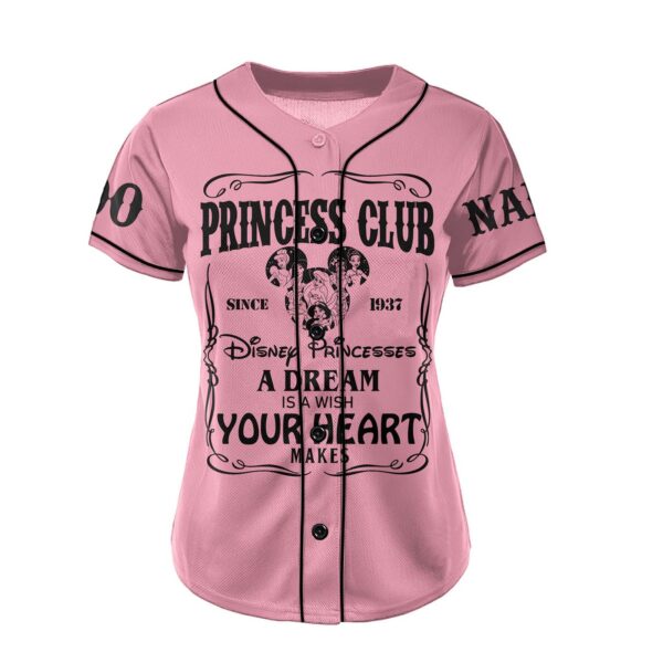 Disney Princess Baseball Jersey For Men Women And Kids Gift for Fans