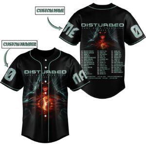 Disturbed Take Back Your Life Tour Baseball Jersey For Men Women And Kids Gift for Fans 1