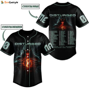 Disturbed Take Back Your Life Tour Baseball Jersey For Men Women And Kids Gift for Fans