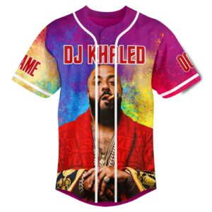 DJ Khaled Baseball Jersey For Men Women And Kids Gift for Fans 1