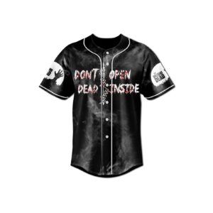 Do Not Open, Dead Inside Baseball Jersey For Men Women And Kids Gift for Fans 1