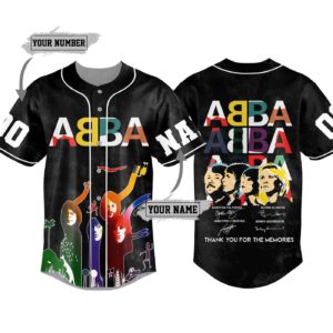 Doldams Thank You for the Memories Abba Baseball Jersey For Men Women And Kids Gift for Fans 1