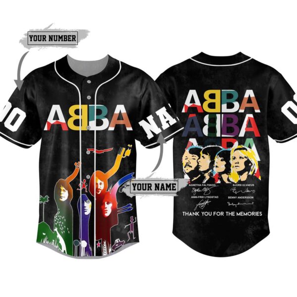 Doldams Thank You for the Memories Abba Baseball Jersey For Men Women And Kids Gift for Fans
