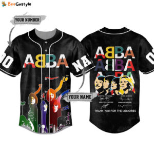 Doldams Thank You for the Memories Abba Baseball Jersey For Men Women And Kids Gift for Fans