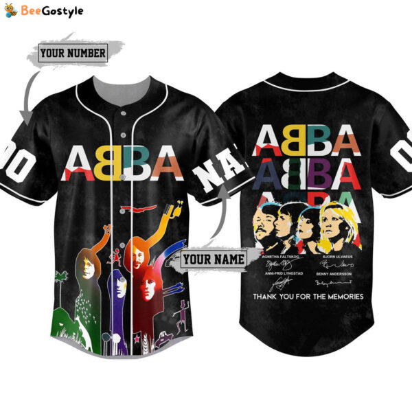 Doldams Thank You for the Memories Abba Baseball Jersey For Men Women And Kids Gift for Fans