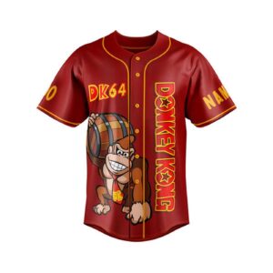 Donkey Kong Gift for Fans Baseball Jersey For Men Women And Kids Gift for Fans 3