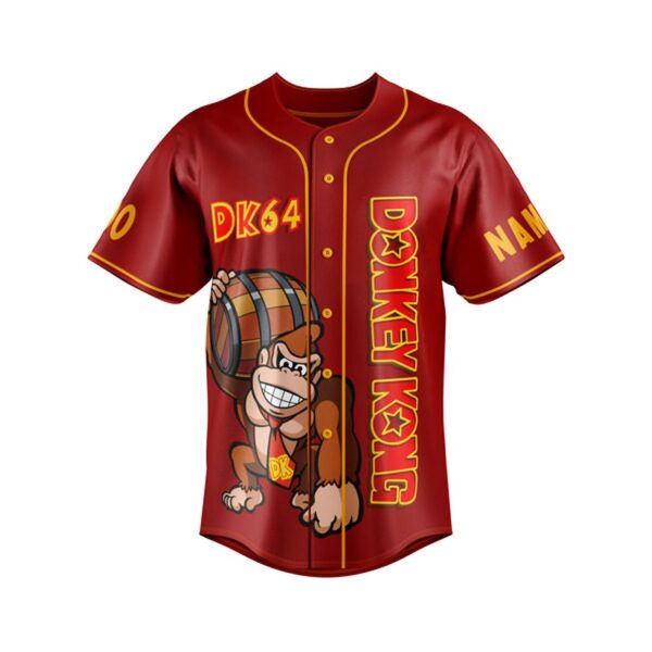 Donkey Kong Gift for Fans Baseball Jersey For Men Women And Kids Gift for Fans