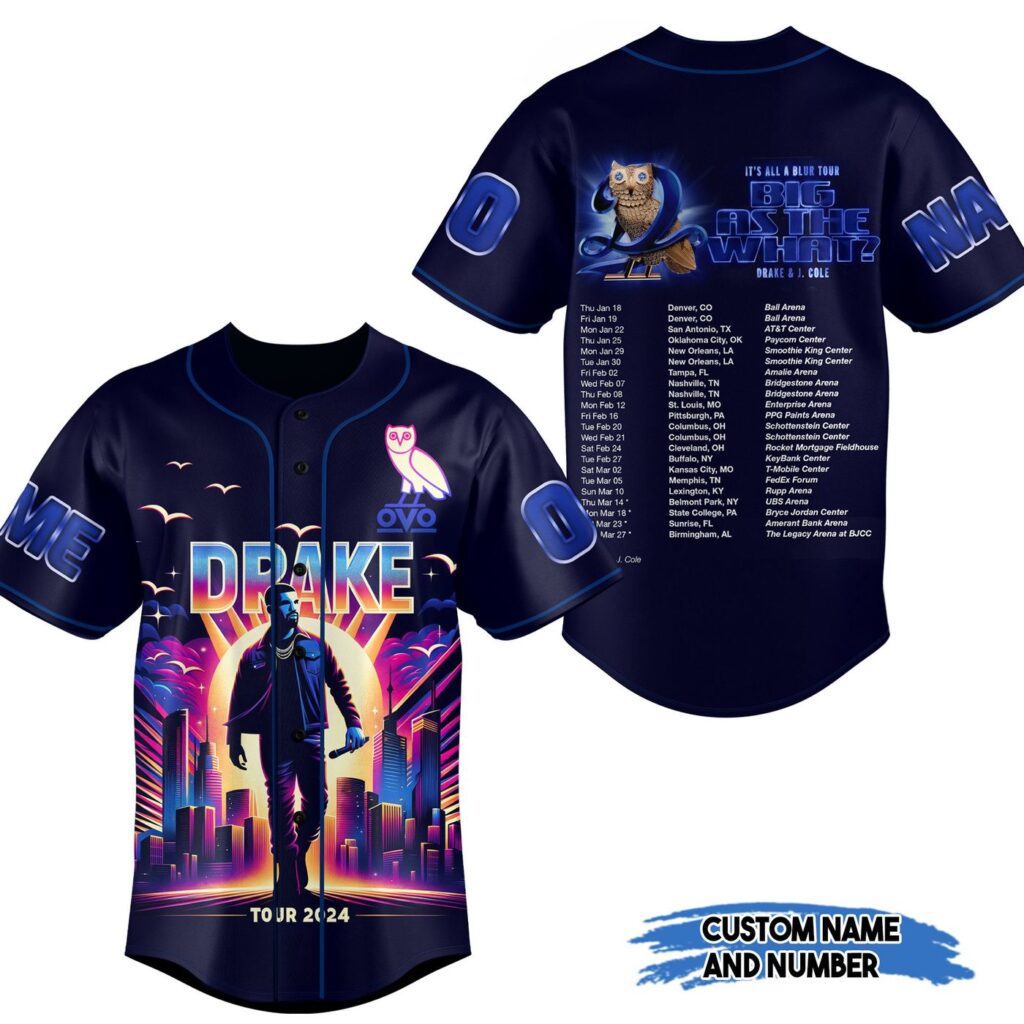 Drake Baseball Jersey For Men Women And Kids Gift Fans Drake Baseball Jersey For Men Women And Kids Gift Fans