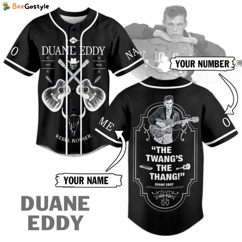 Duane Eddy Baseball Jersey For Men Women And Kids Gift for Fans Duane Eddy Baseball Jersey For Men Women And Kids Gift for Fans