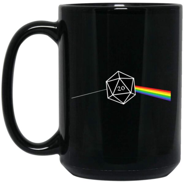 Dungeons And Dragons D20 Win Pink Floyd Mug Black Mug