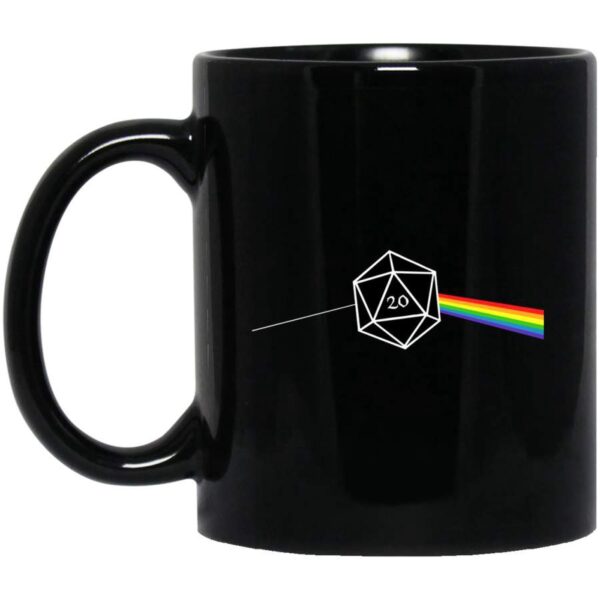 Dungeons And Dragons D20 Win Pink Floyd Mug Black Mug
