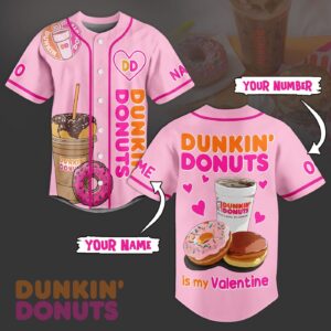 Dunkin Donuts Baseball Jersey For Men Women And Kids Gift for Fans 1
