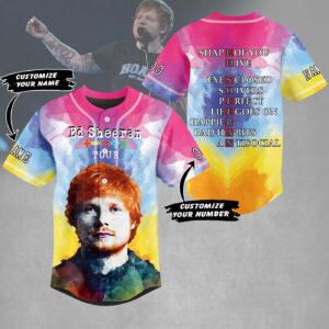 Ed Sheeran Baseball Jersey For Men Women And Kids