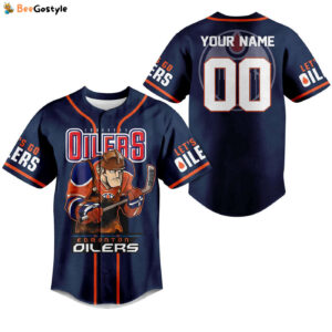 Edmonton Oilers Baseball Jersey For Men Women And Kids Gift for Fans