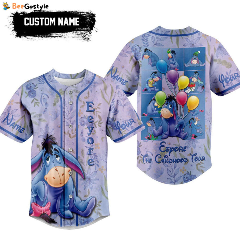Eeyore The Childhood Baseball Jersey For Men Women And Kids Gift for Fans Eeyore The Childhood Baseball Jersey For Men Women And Kids Gift for Fans
