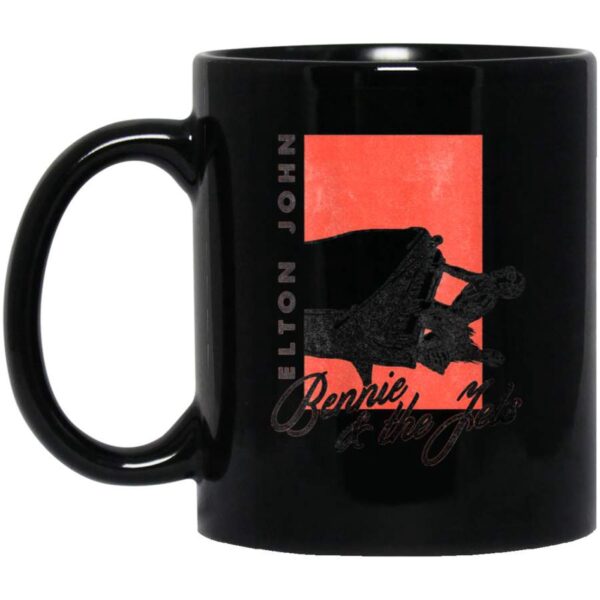 Elton John Official Bennie And The Jets Piano Coffee Mug